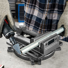 Prensa de taladro con tornillo de banco de 4,25"