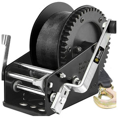 Cabrestante de remolque de barco de 3500 libras con correa de 33 pies