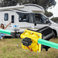 6Gpm Water Pump in RV 12V Waterpump 70Psi for Camper RV Pump