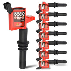 Bravex Ignition Coil 8Pack for Ford F150 Lincoln Mercury Coils for Car