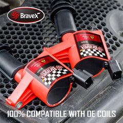 Bravex Ignition Coil 8Pack for Ford F150 Lincoln Mercury Coils for Car