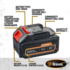 Rechargeable Battery 3000mAh Lithium for Cordless Grease Gun/Battery Powered Grease Gun