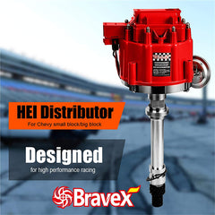 Bravex Ignition Distributor Red Cap Performance Hei 9000Rpm
