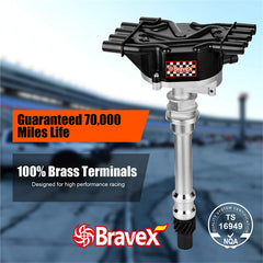 Bravex Ignition Distributor 5.0L 5.7L Models Small Block Black Cap