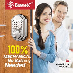 Heavy Duty Commercial Door Locks Mechanical Keyless Entry Door Lock