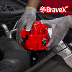 Bravex Ignition Distributor Red Cap Performance Hei 9000Rpm