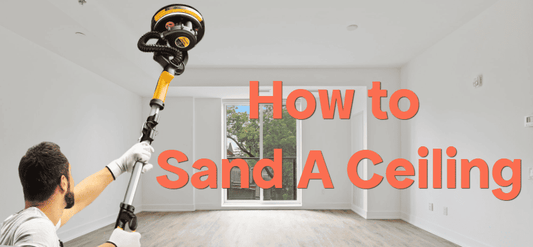 how to sand a ceiling