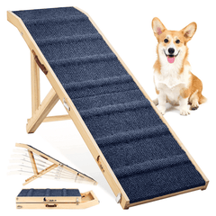 Canine Ramp Dog Ramp For Bed Car Foldable Pet Ramp For Cats