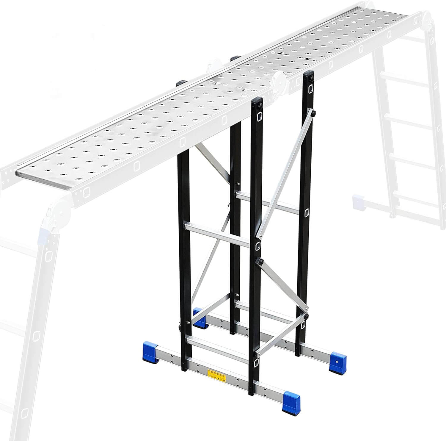 Work Platform Scaffolding Platform Work with Folding Step Ladder