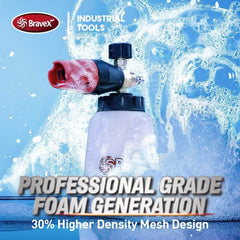 Bravex Foam Cannon Foam Gun Car Wash Home Cleaning for Pressure Washer 1 Liter