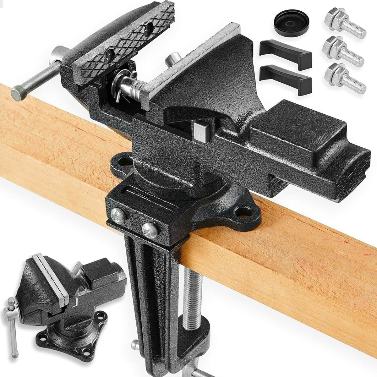 3.3inch Bench Vise Dual-Purpose Combined Universal Vise