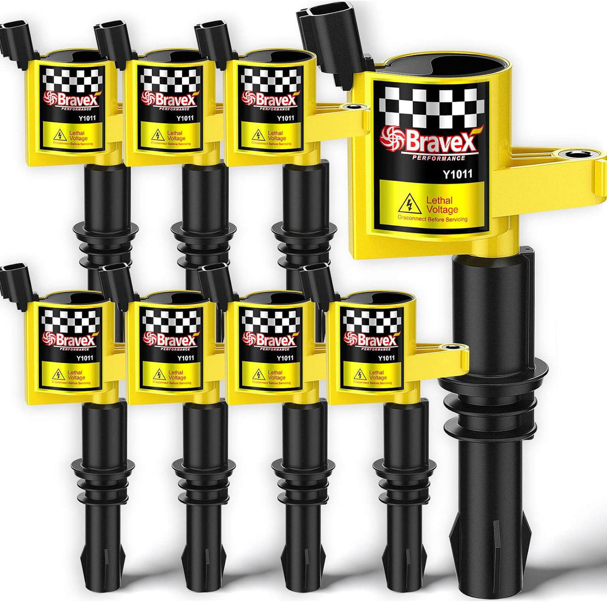 Motorcraft DG508 Ignition Coil With Boot - For Ford/Lincoln/Mercury 4.6L, 5.4L, 6.8L V8/V10