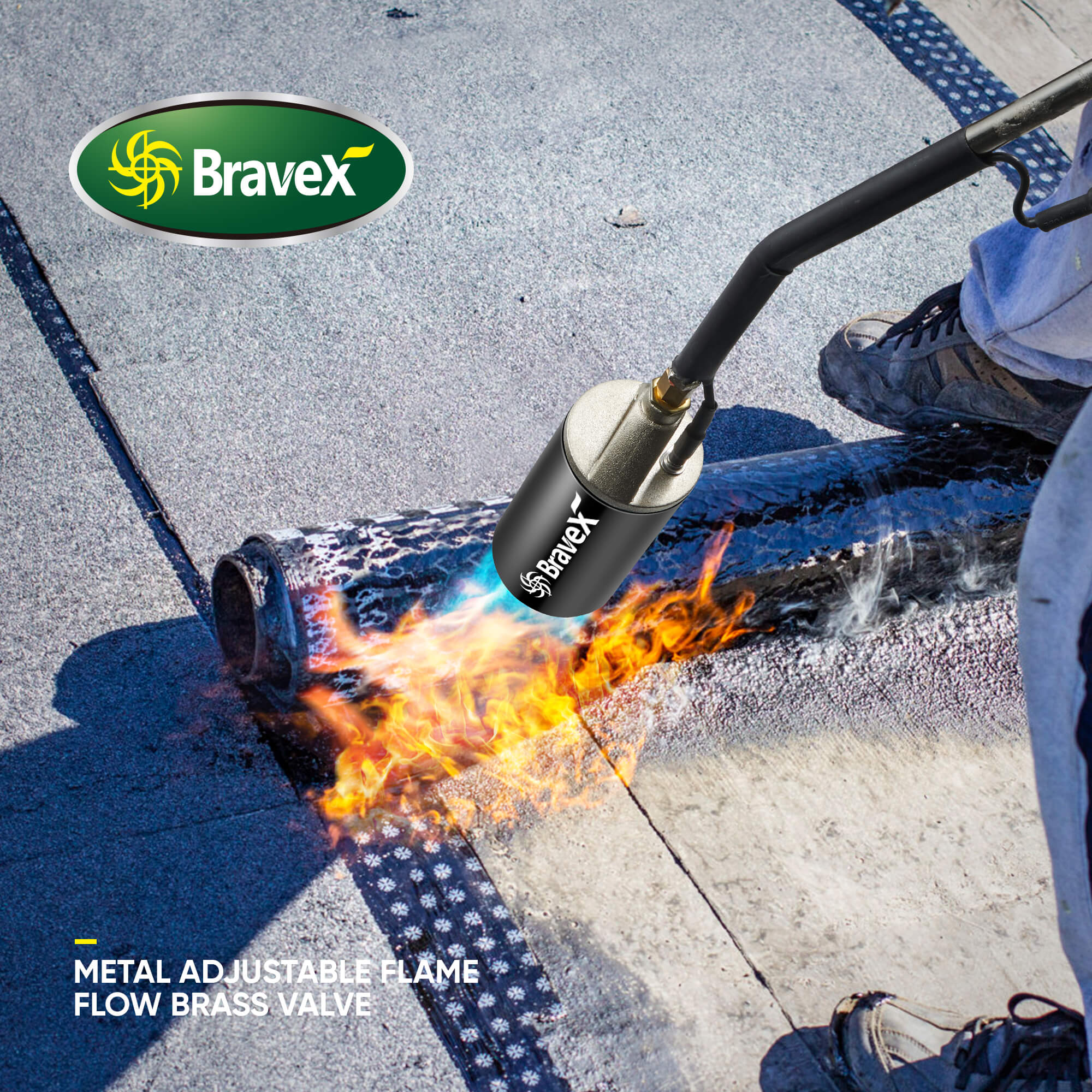 Bravex Propane Torches Electric Automatic Ignition Weed Torch Roofing Torch