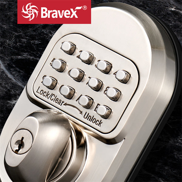 Commercial Door Locks Compatible With SC1 Keyways Keyless Deadbolt