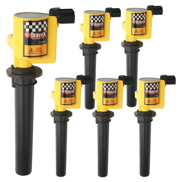 Bravex Ignition Coil 6Pack for Ford Escape Mercury Mariner Mazda